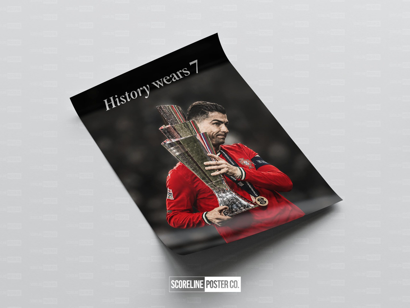 Cristiano Ronaldo ‘History Wears 7’ Poster - Image 4
