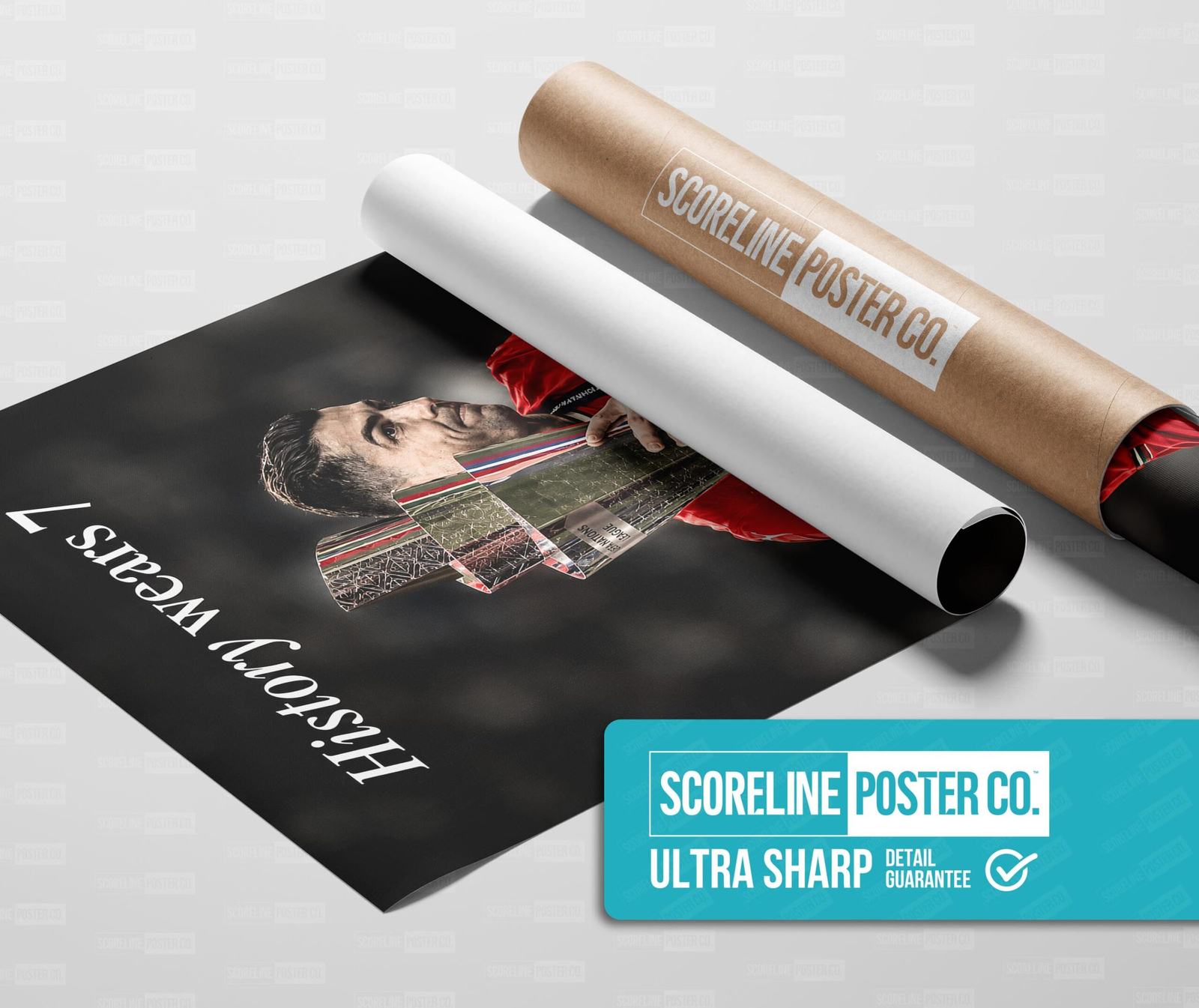Cristiano Ronaldo ‘History Wears 7’ Poster - Image 3