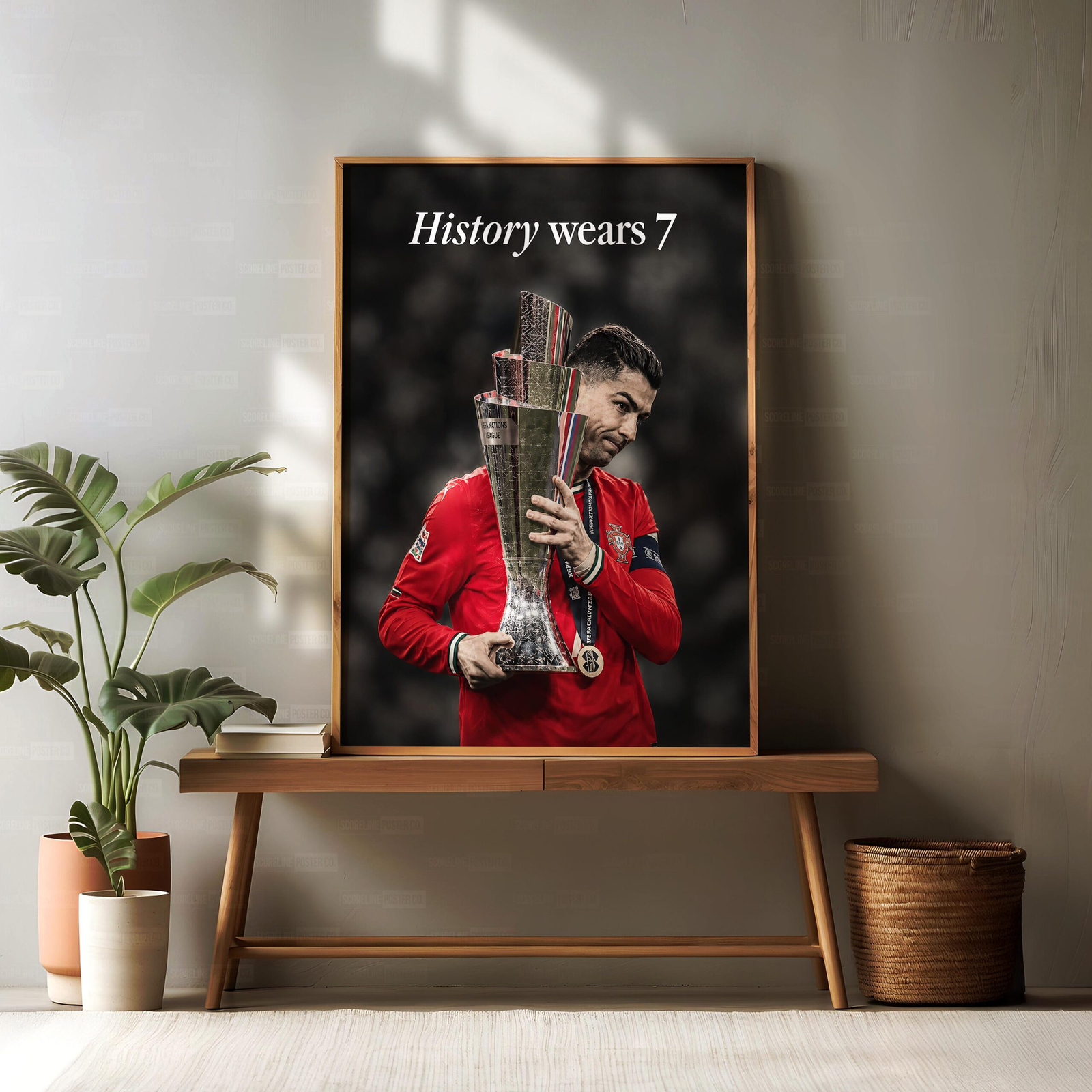 Cristiano Ronaldo ‘History Wears 7’ Poster - Image 2