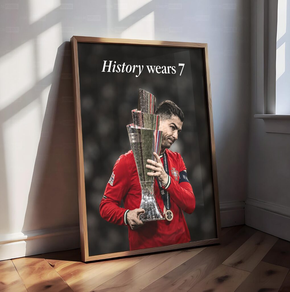 Cristiano Ronaldo ‘History Wears 7’ Poster