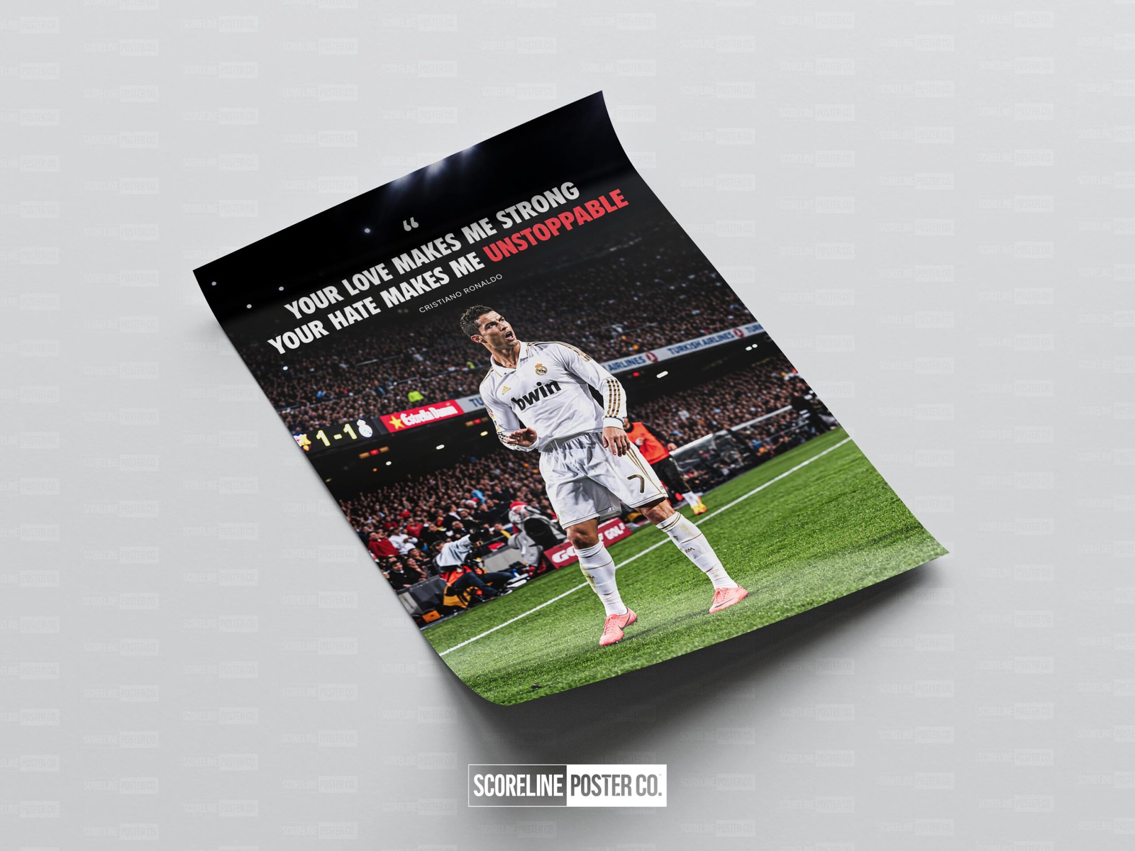 Cristiano Ronaldo ‘Unstoppable’ Poster - Image 4