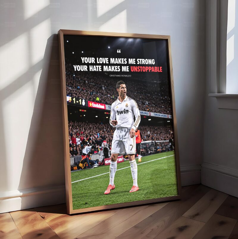 Cristiano Ronaldo ‘Unstoppable’ Poster