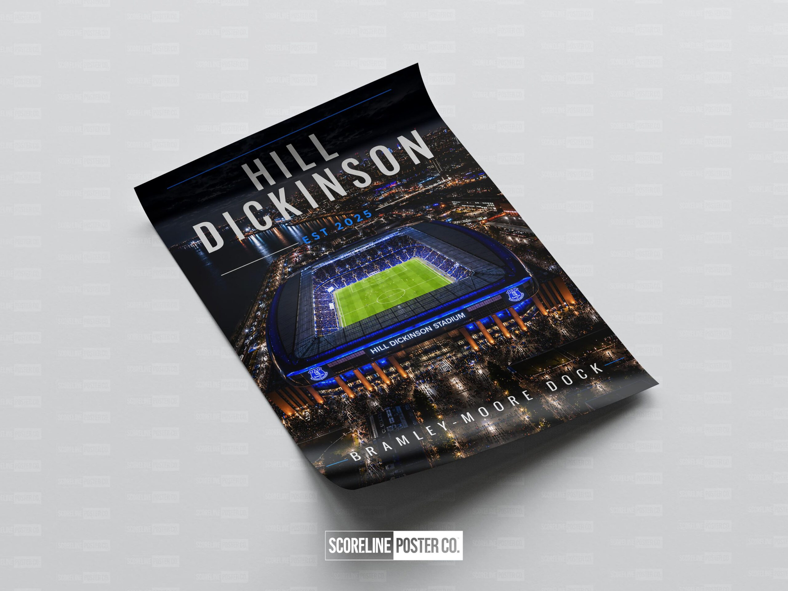 Everton ‘Hill Dickinson’ Poster - Image 4