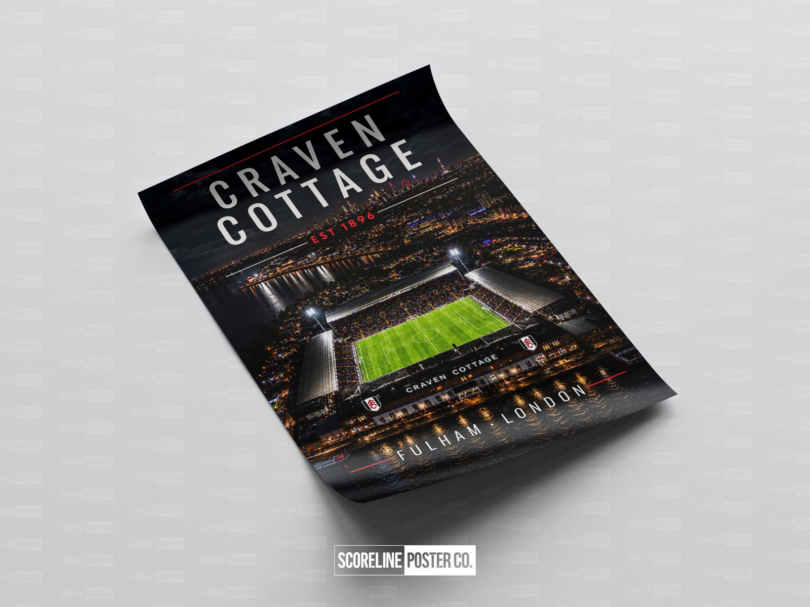 Fulham ‘Craven Cottage’ Poster - Image 4