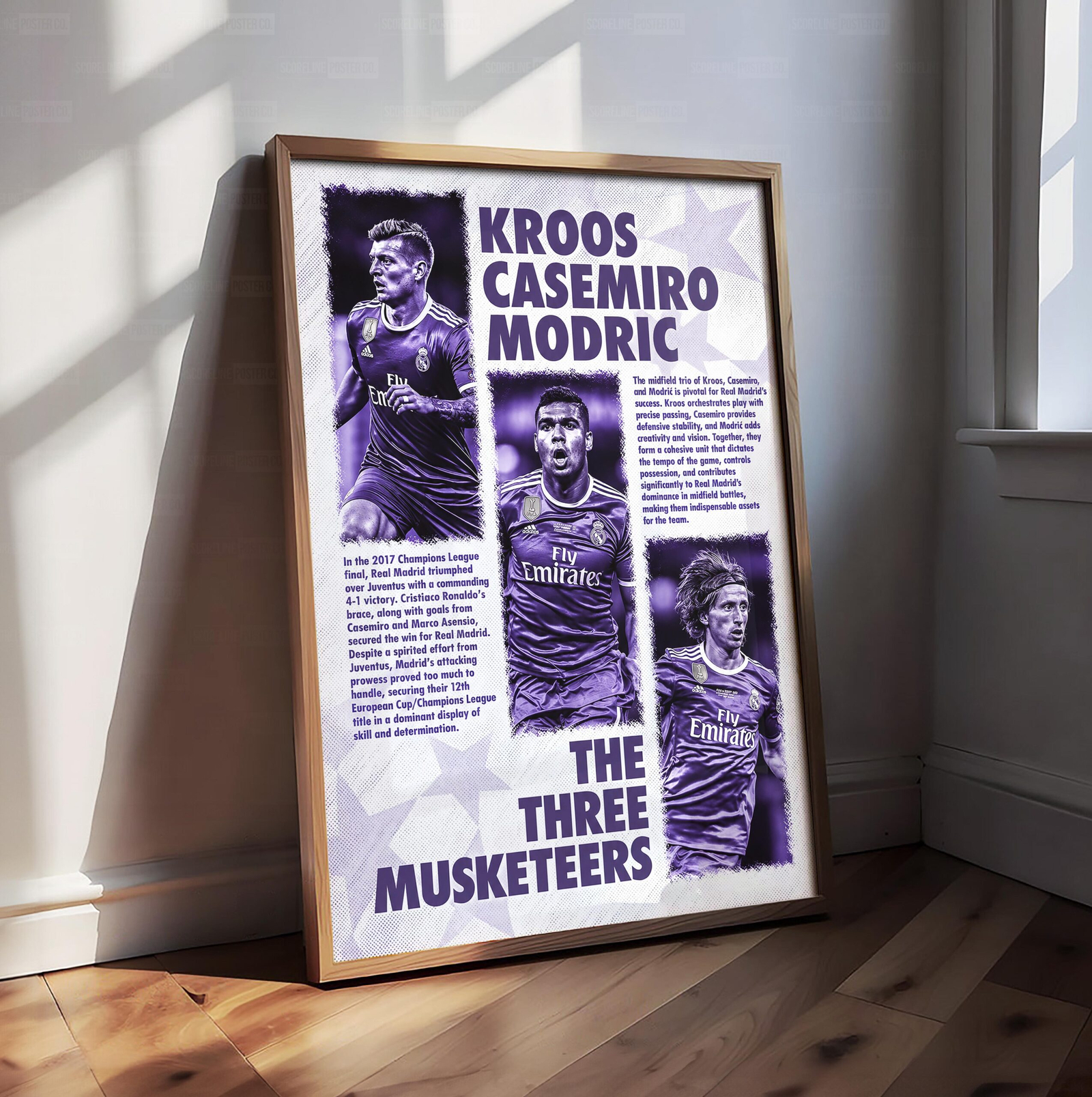 Kroos x Casemiro x Modric Poster