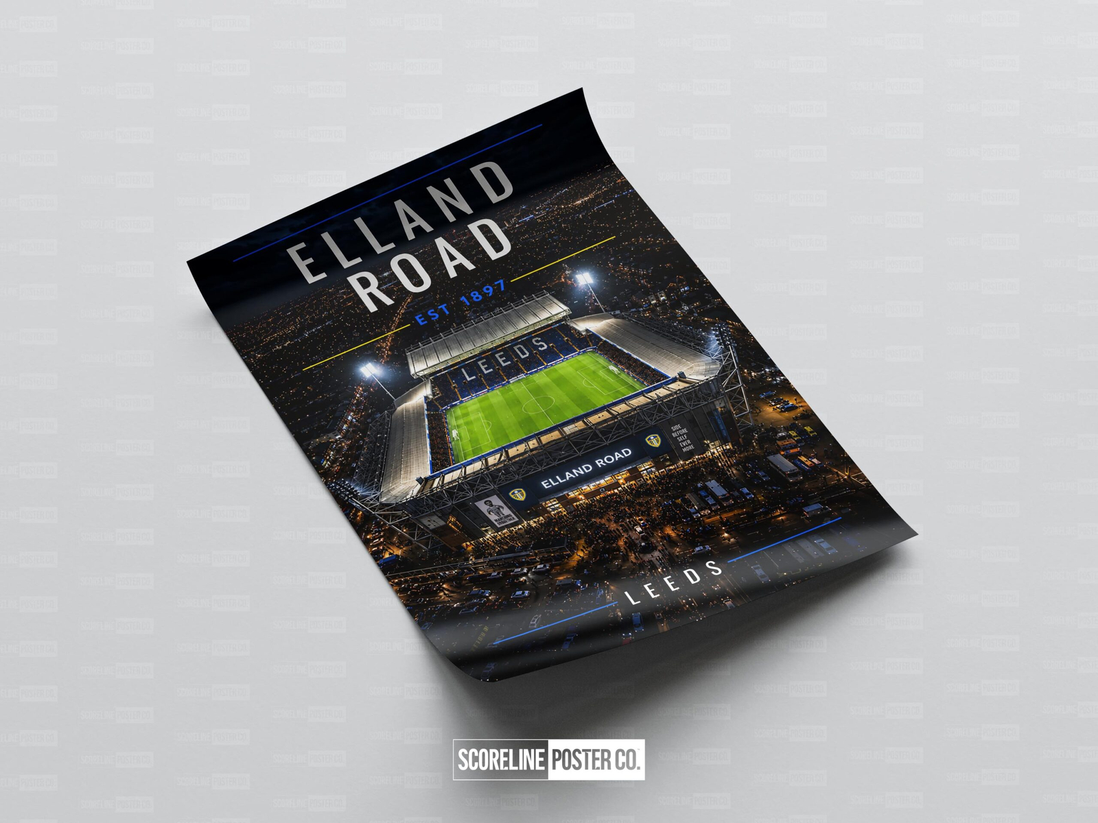Leeds United ‘Elland Road’ Poster - Image 4
