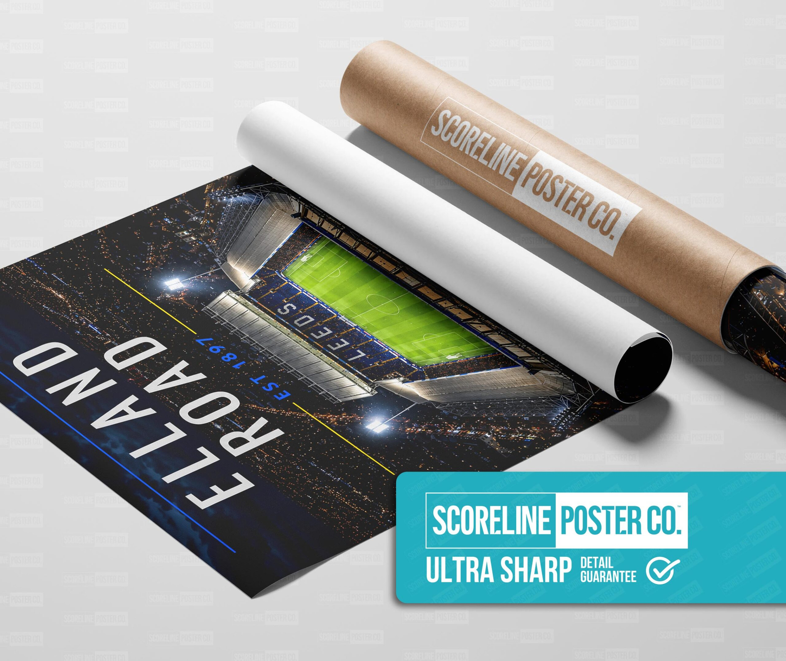 Leeds United ‘Elland Road’ Poster - Image 3