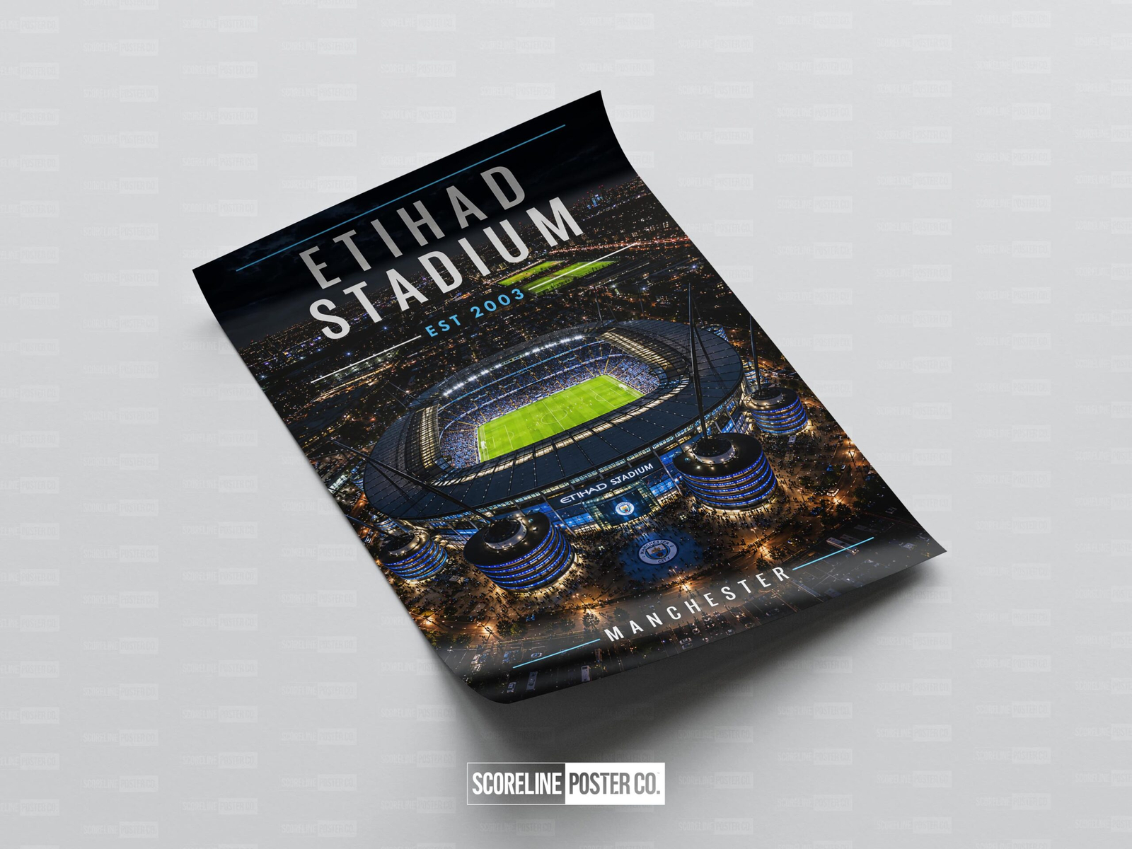 Manchester City ‘Etihad Stadium’ Poster - Image 4