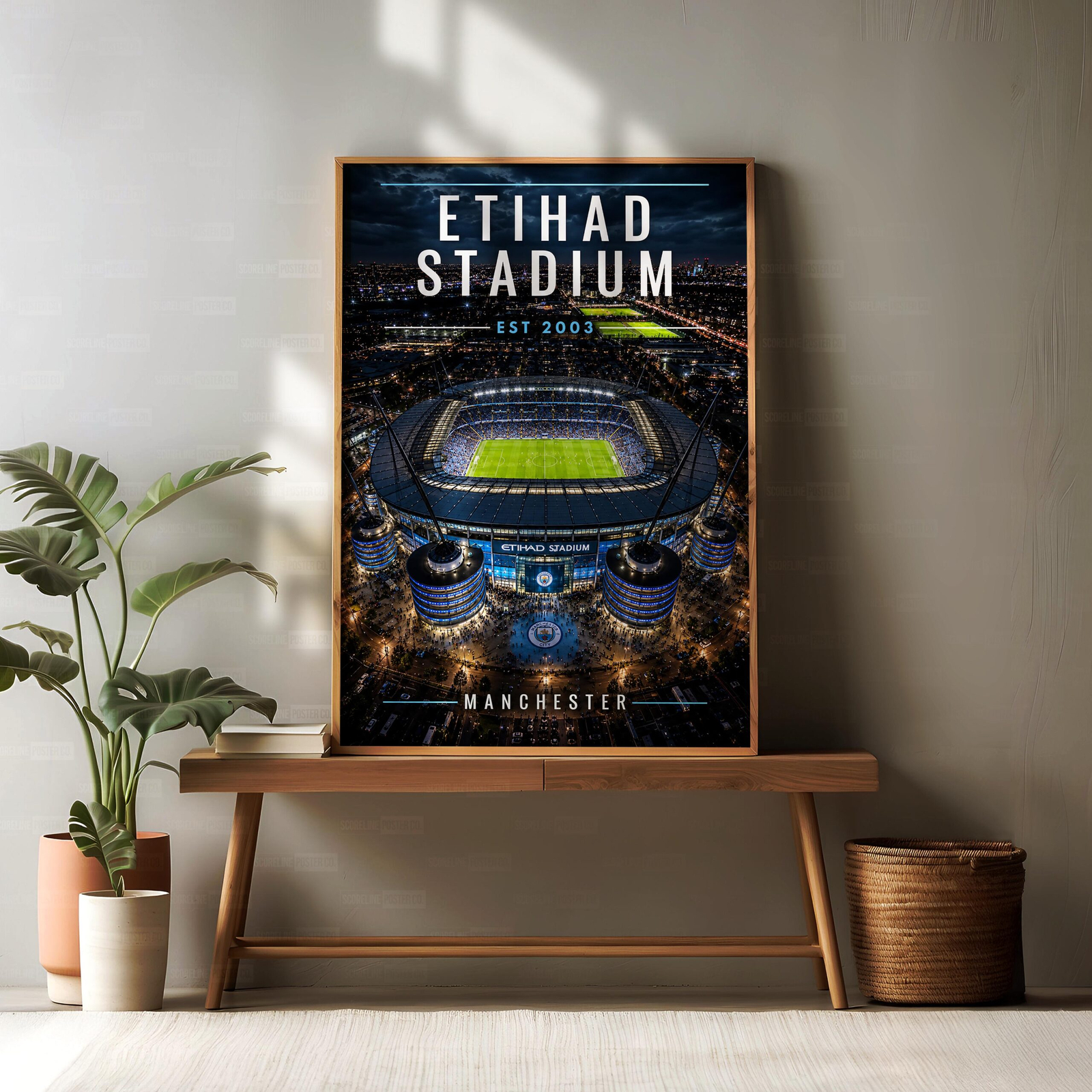 Manchester City ‘Etihad Stadium’ Poster - Image 2