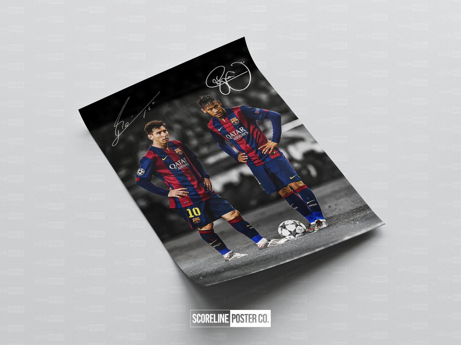 Messi x Neymar ‘Signature’ Poster - Image 4