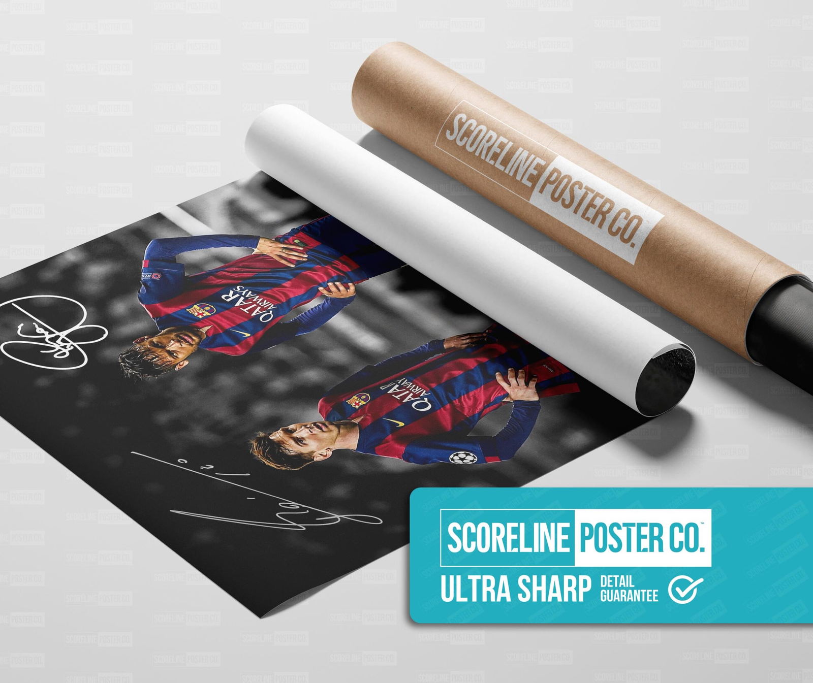 Messi x Neymar ‘Signature’ Poster - Image 3
