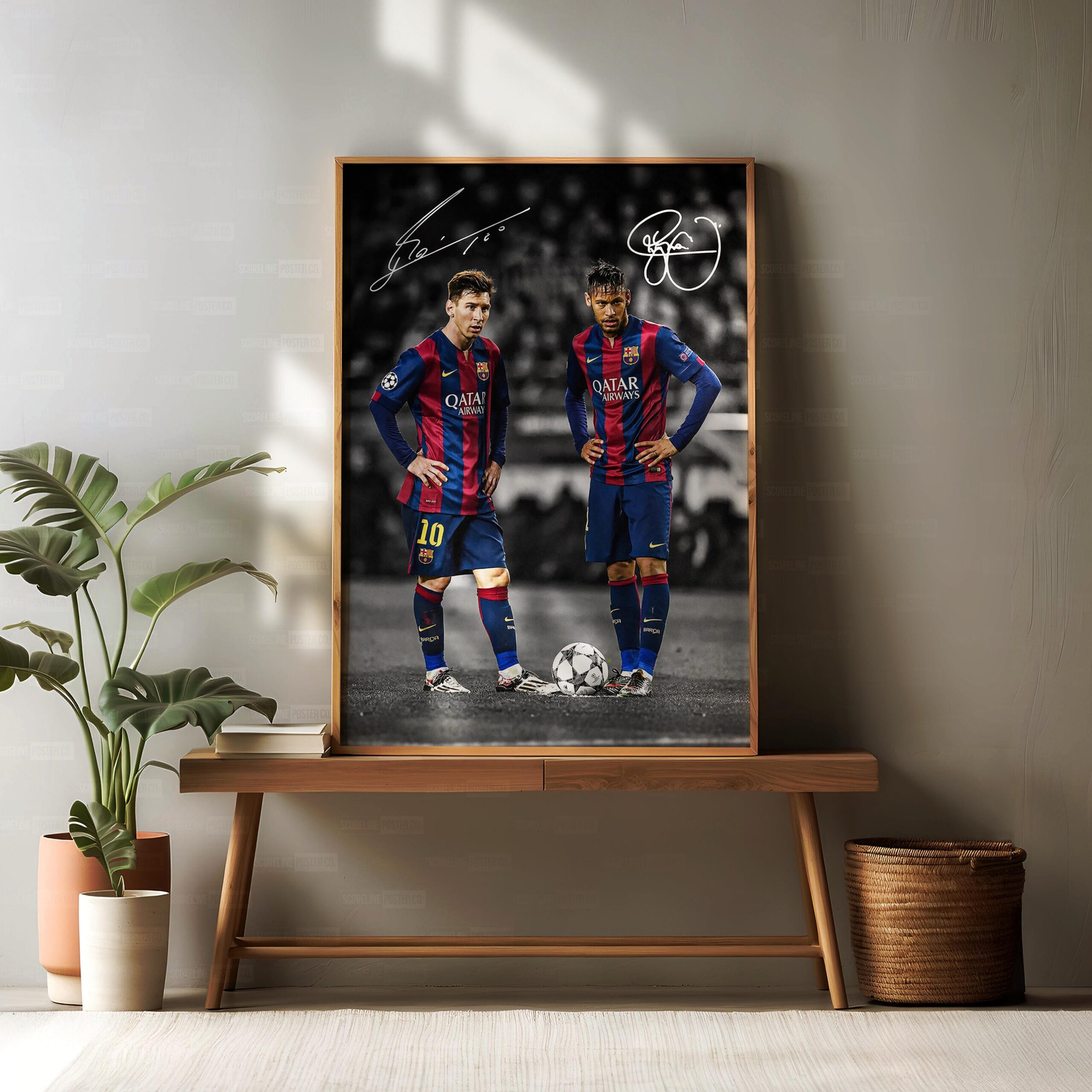 Messi x Neymar ‘Signature’ Poster - Image 2