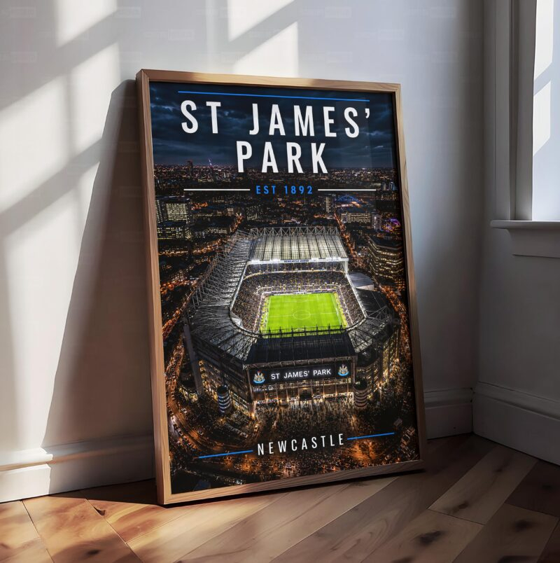 Newcastle Utd ‘St James’ Park’ Poster