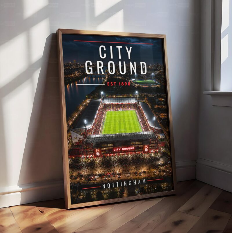 Nottingham Forest ‘City Ground’ Poster