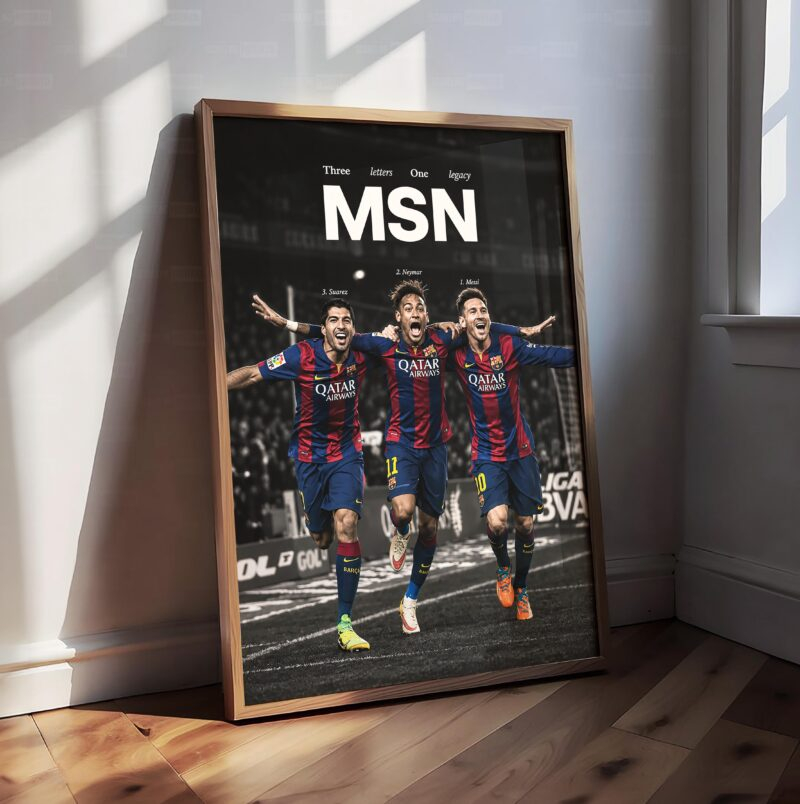 Suarez x Neymar x Messi Poster