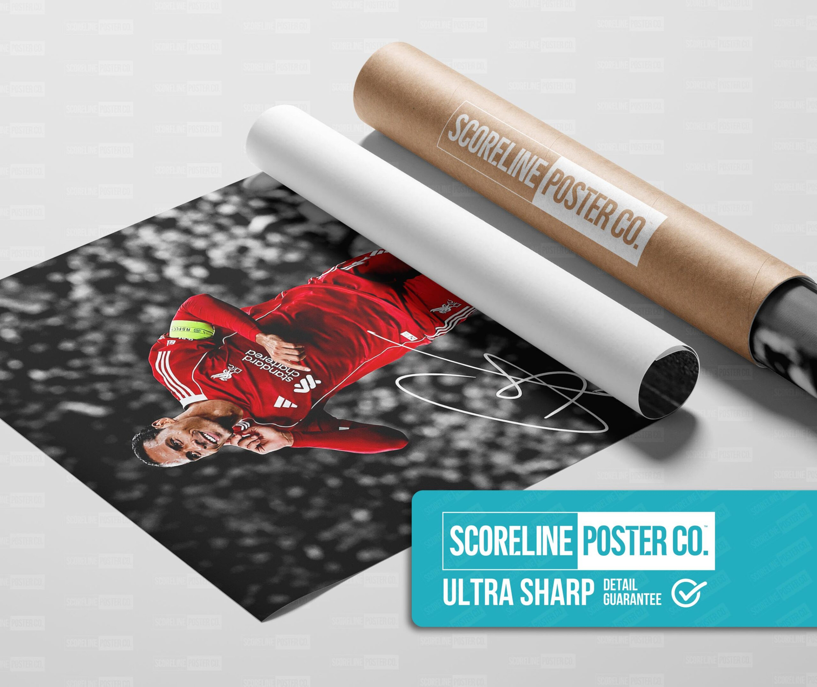 Virgil Van Dijk ‘Signature’ Poster - Image 3