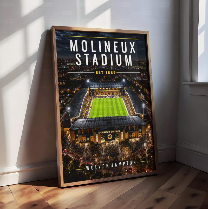 Wolves ‘Molineux Stadium’ Poster